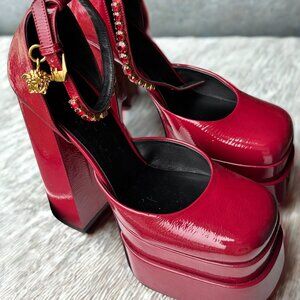 Versace Medusa Aevitas Platform Heels